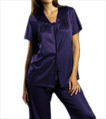 Vanity Fair Coloratura Full Figure Short Sleeve Pajamas